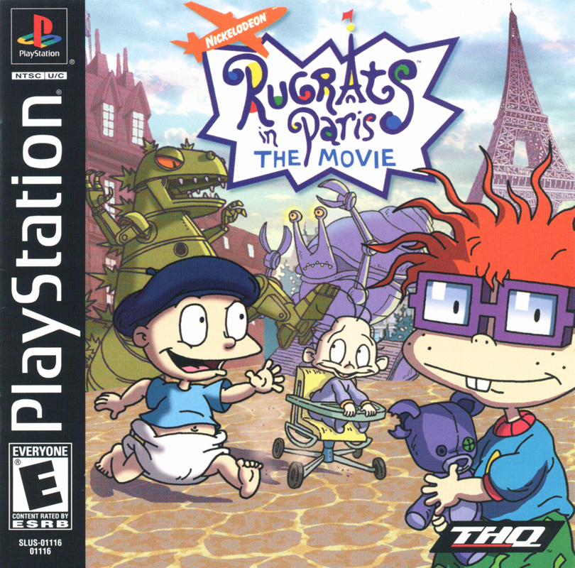 Rugrats in Paris box art for Nintendo 64